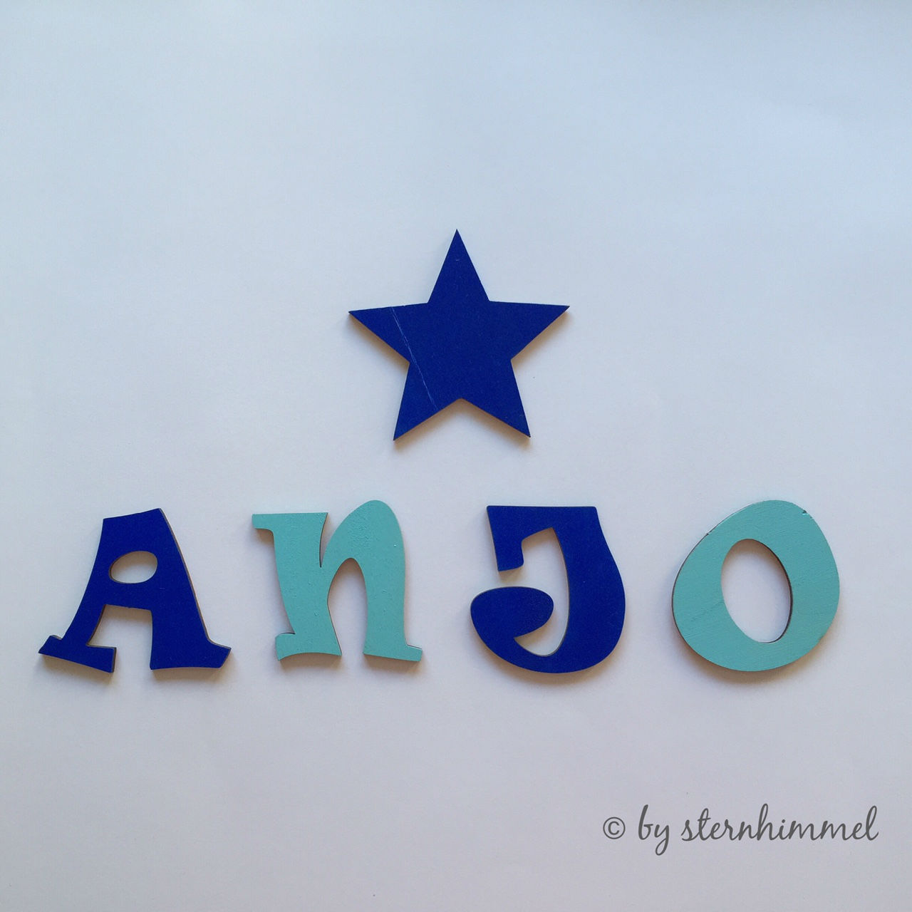 Dekoration Holzbuchstaben Baby Kinderzimmer Deko