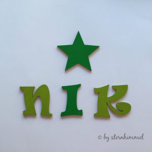 Dekoration Holzbuchstaben Baby Kinderzimmer Deko